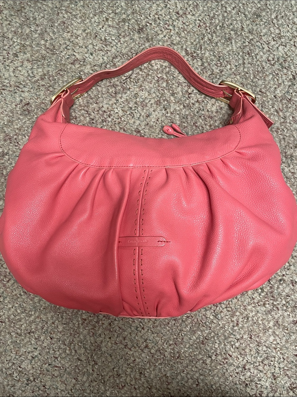 Cole haan Women's pink Leather Hobo sholder Bag purse